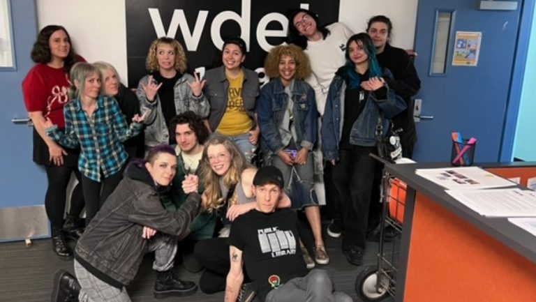 Members of bands performing at Spring Stunr Fest who appeared on MI Local at WDET Studios.
