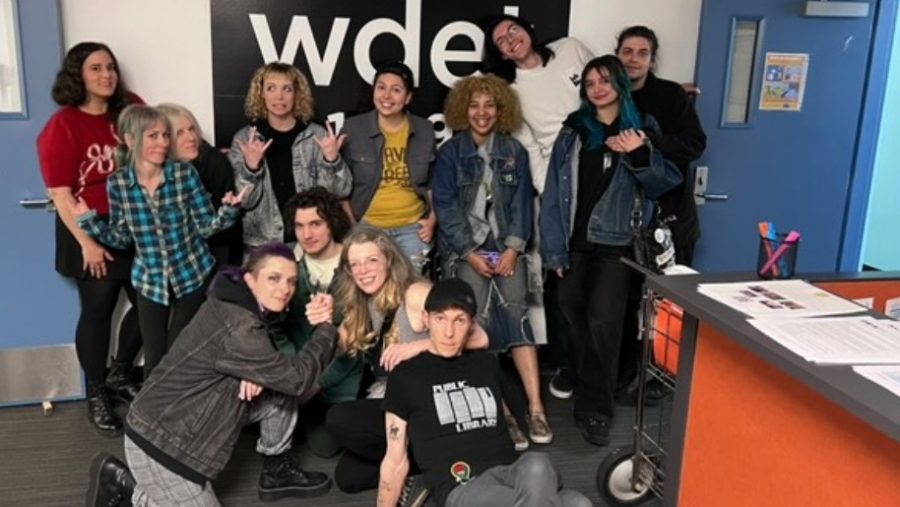 Members of bands performing at Spring Stunr Fest who appeared on MI Local at WDET Studios.