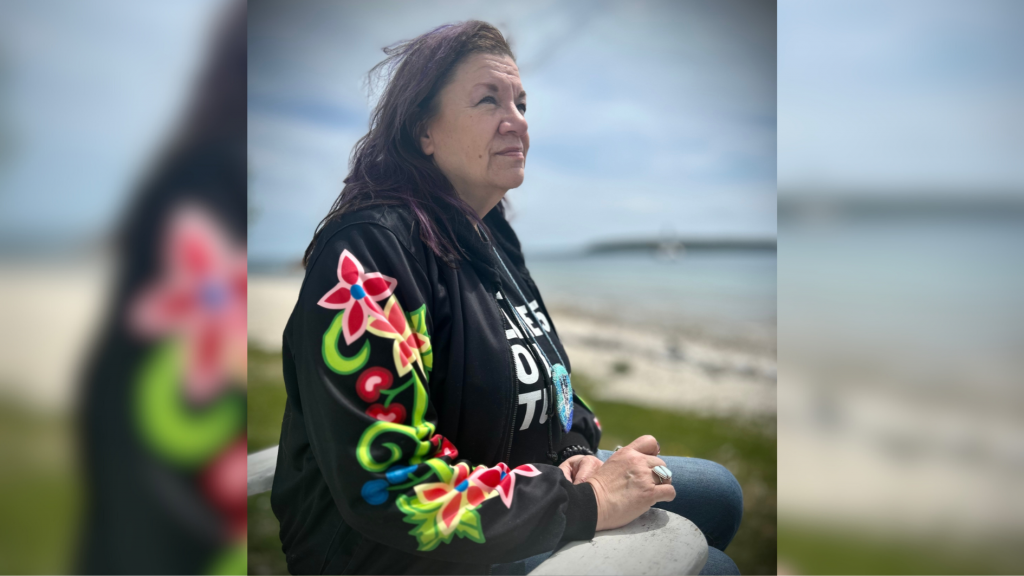 Andrea Pierce, policy director at Michigan Environmental Justice Coalition, speaks with Metro Co-host Robyn Vincent on Mackinac Island during the 2025 Mackinac Policy Conference.