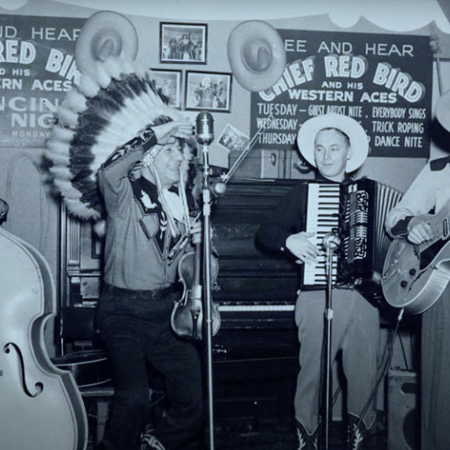 Chief William Redbird was the bandleader for various country western groups during the 1930s-'40s.