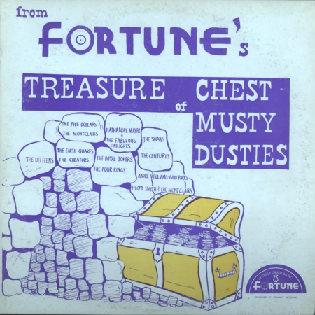 Fortune's "Treasure Chest of Musty Dusties," featuring many of the label's popular artists.
