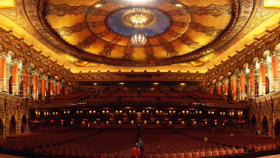 Inside Detroit's Fox Theatre.