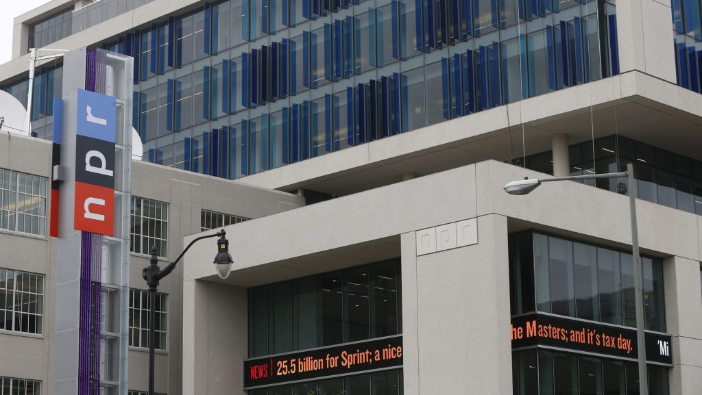 FILE - The headquarters for National Public Radio (NPR) is seen in Washington, April 15, 2013.