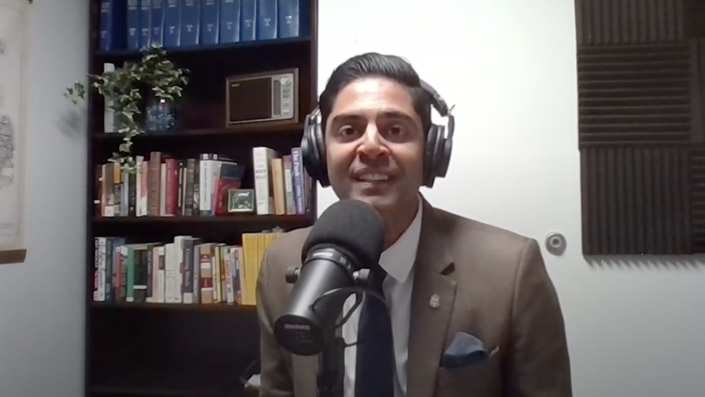Michigan House Minority Leader Ranjeev Puri (D-Canton) on "MichMash," May 2025.