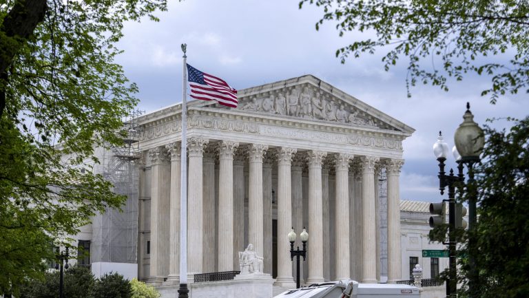 FILE - Supreme Court is seen on Capitol Hill in Washington, April 25, 2024.