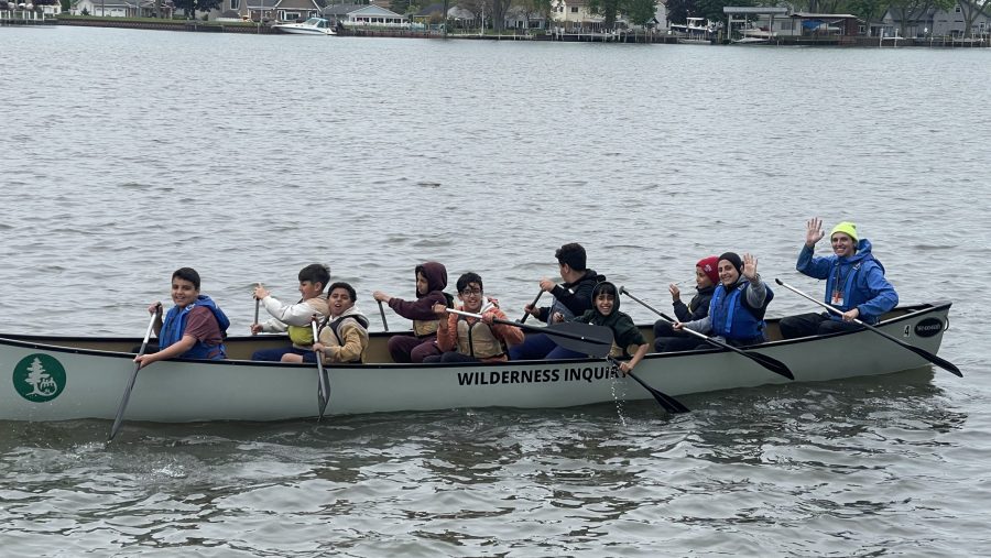 More than 400 students participated in the Canoemobile "floating classroom" in May at Lake Erie Metropark.