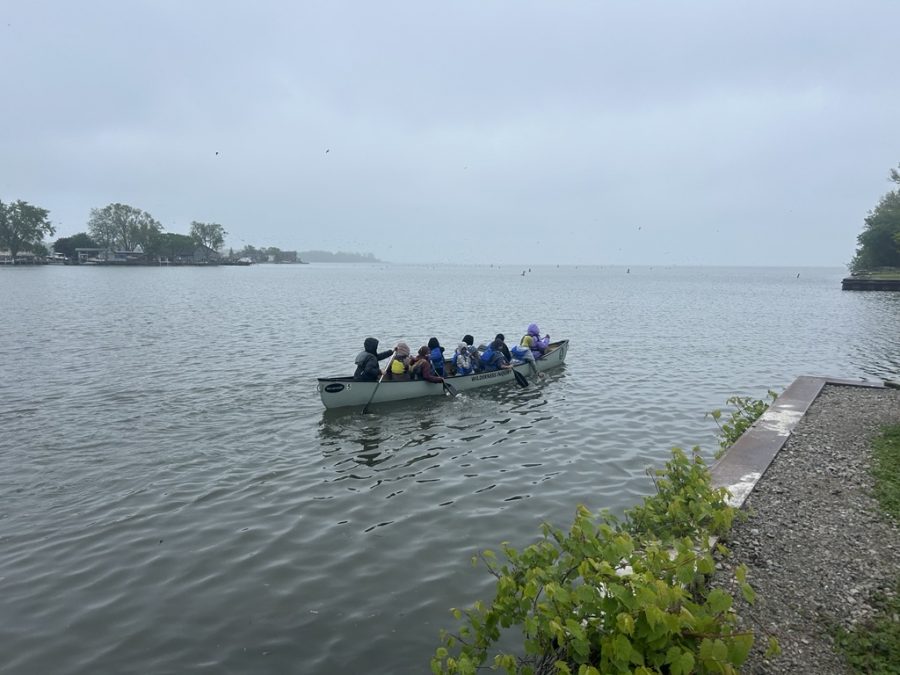 The goal of the "Canoemobile" program is to teach kids about local waterways and habitats.