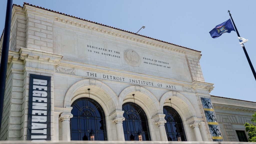 Exterior of the Detroit Institute of Arts Museum