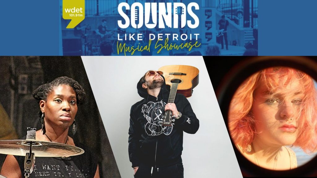 Detroit 2025 Tiny Desk Contest performers Aisha Ellis (from left), Nadim Azzam and B'Witches.