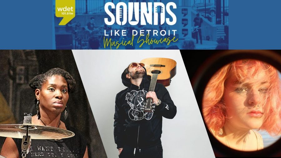 Detroit 2025 Tiny Desk Contest performers Aisha Ellis (from left), Nadim Azzam and B'Witches.