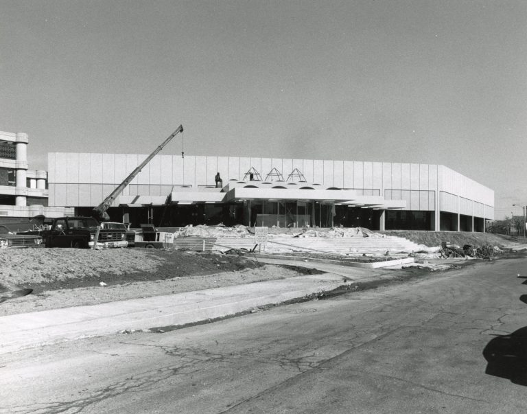 The Wright under construction