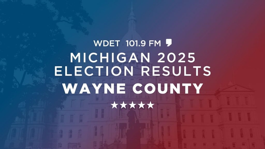 Wayne County Michigan 2025 election results from WDET