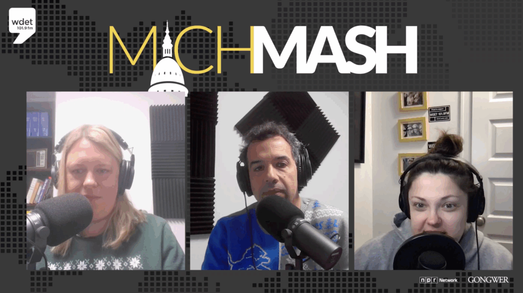 Alethia Kasben, Zach Gorchow and Cheyna Roth host MichMash in November 2025