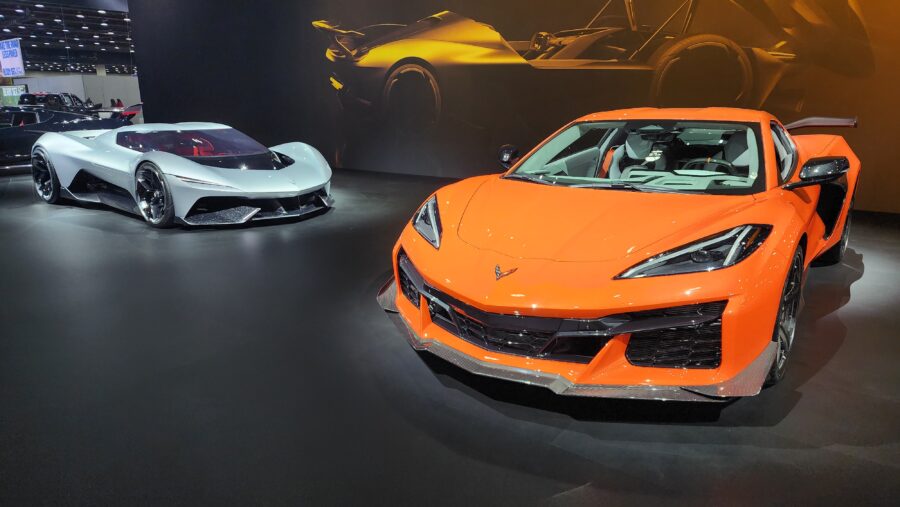 Detroit Auto Show Corvettes