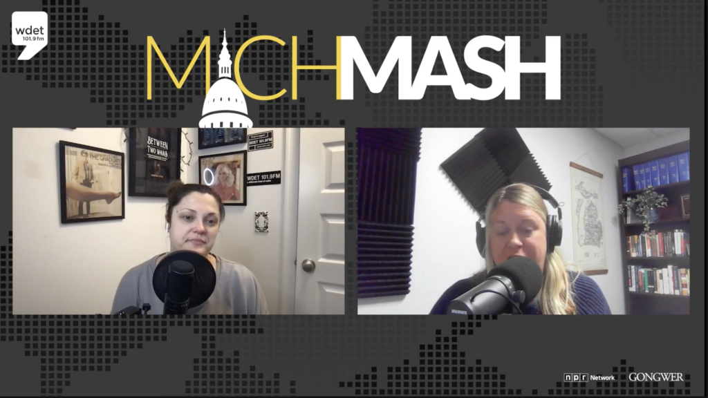 MichMash hosts in side-by-side shots as they discuss the latest headlines.