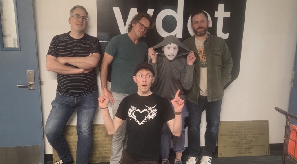 Satori Circus visit Jeff Milo at the WDET station