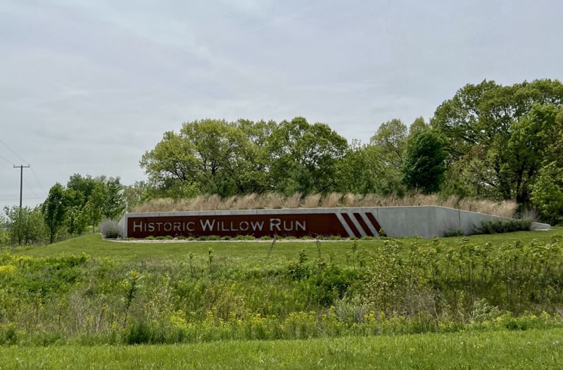 Willow Run entrance