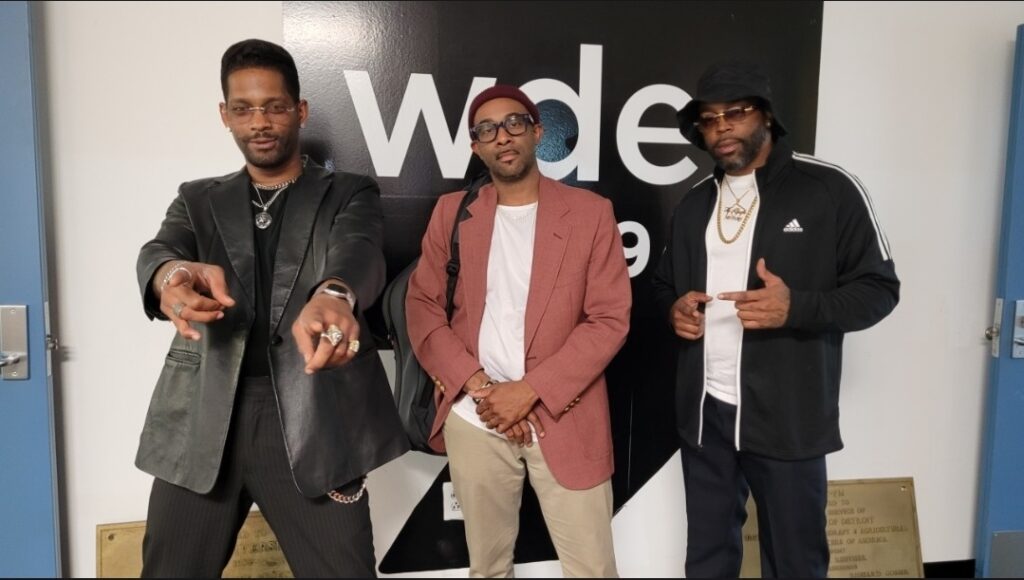 Drey Skonie at WDET Studios
