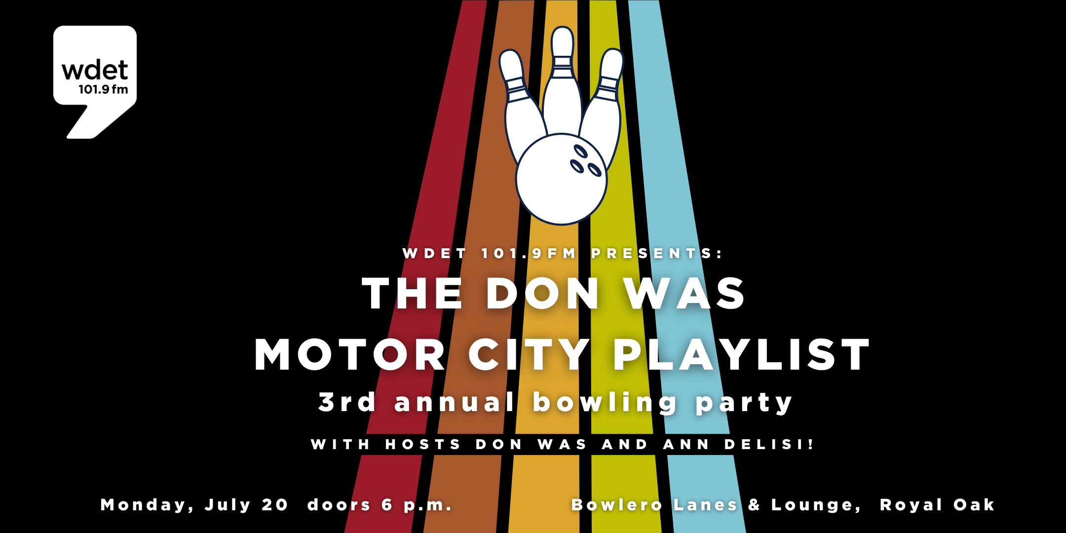 Don Was Motor City Playlist Bowling Party