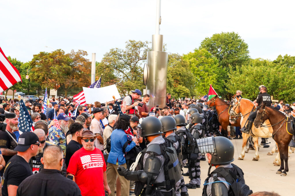 Jake Lang Dearborn Protest